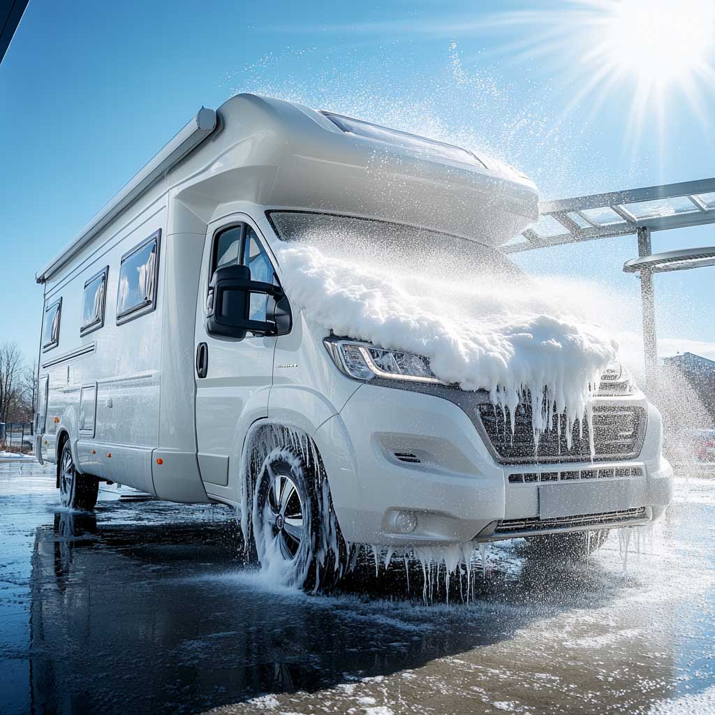 Wohnmobil-Wäsche – Rundum-Reinigung für unterwegs
